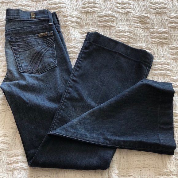 7 For All Mankind Denim - 7 For All Mankind Dojo Trouser Leg Jeans